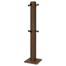  Coaster Furniture Rikkie 983281 Engineered Wood Coat Rack - Walnut IMAGE 3