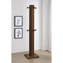  Coaster Furniture Rikkie 983281 Engineered Wood Coat Rack - Walnut IMAGE 4
