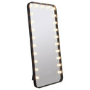  Coaster Furniture Canton 961577 32 x 71 Inch LED Standing Mirror with Speakers - Black IMAGE 2