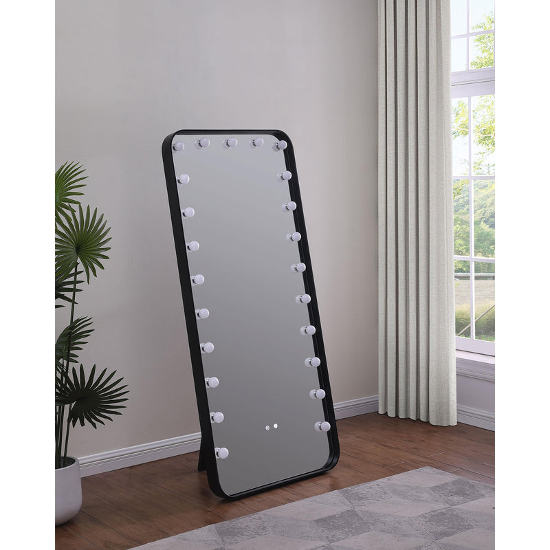  Coaster Furniture Canton 961577 32 x 71 Inch LED Standing Mirror with Speakers - Black IMAGE 9