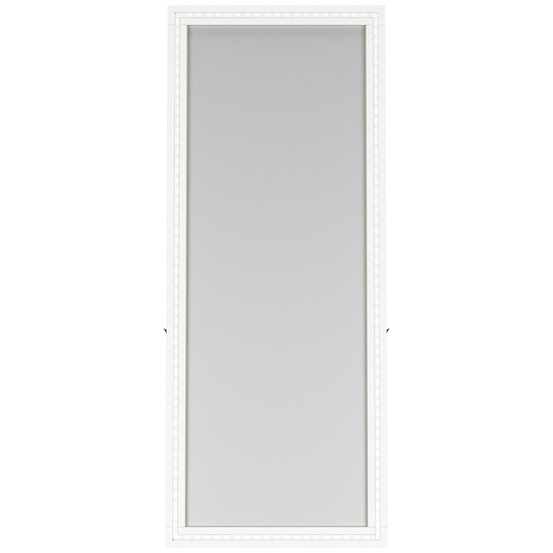  Coaster Furniture Windrose 960963 28 x 67 Inch Tempered LED Standing Mirror - White IMAGE 10