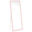  Coaster Furniture Windrose 960963 28 x 67 Inch Tempered LED Standing Mirror - White IMAGE 4