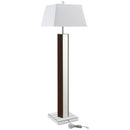  Coaster Furniture Elena 920178 67-inch Square Tapered Mirrored Floor Lamp - Brown IMAGE 5