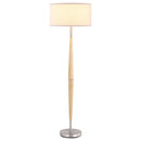  Coaster Furniture Flanary 920239 58-inch Drum Shade Tapered Floor Lamp - Natural IMAGE 1