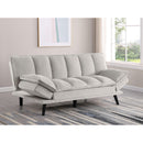  Coaster Furniture Laredo 360017 Upholstered Tufted Convertible Sofa Bed - Light Grey IMAGE 11