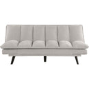  Coaster Furniture Laredo 360017 Upholstered Tufted Convertible Sofa Bed - Light Grey IMAGE 4