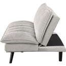  Coaster Furniture Laredo 360017 Upholstered Tufted Convertible Sofa Bed - Light Grey IMAGE 6