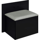  Coaster Furniture Flora 930219 2-drawer Vanity Set with LED Mirror - Black High Gloss IMAGE 13