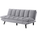  Coaster Furniture Laredo 360018 Upholstered Tufted Convertible Sofa Bed - Grey IMAGE 5