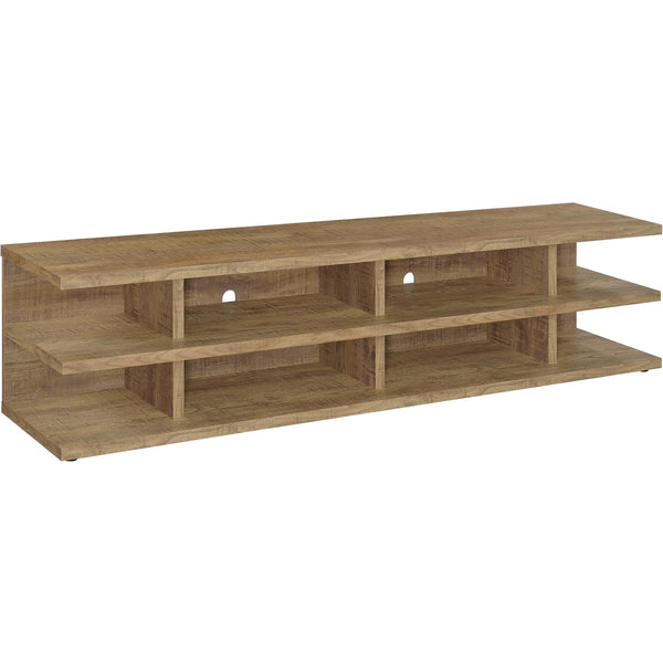  Coaster Furniture Cartmill 710543 78-inch 2-tier TV Stand Media Console - Mango IMAGE 1