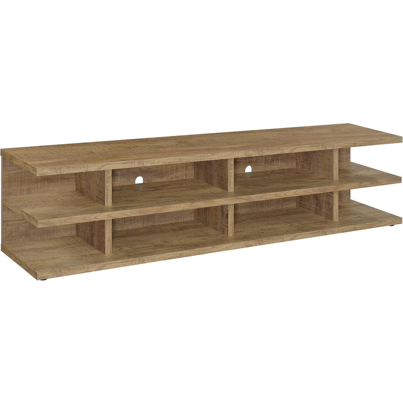  Coaster Furniture Cartmill 710543 78-inch 2-tier TV Stand Media Console - Mango IMAGE 1