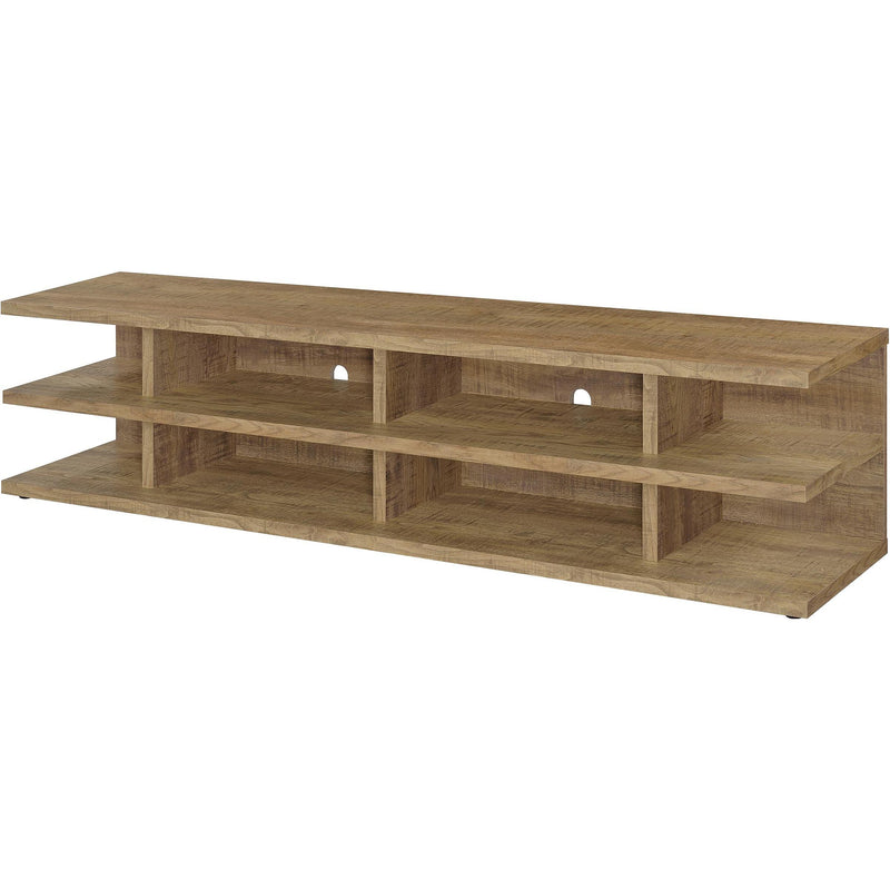  Coaster Furniture Cartmill 710543 78-inch 2-tier TV Stand Media Console - Mango IMAGE 4