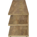  Coaster Furniture Cartmill 710543 78-inch 2-tier TV Stand Media Console - Mango IMAGE 5