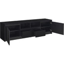  Coaster Furniture Winfield 706223 78-inch 2-door TV Stand Media Console - Black IMAGE 3