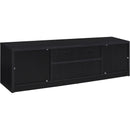  Coaster Furniture Winfield 706223 78-inch 2-door TV Stand Media Console - Black IMAGE 7