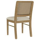  Coaster Furniture Arini 108932SWD Set of 2 Rattan Cane Dining Side Chair - Sand Wash IMAGE 6