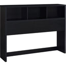  Coaster Furniture Westpark 315851Q 49-inch Queen Bookcase Headboard - Black IMAGE 1