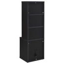  Coaster Furniture Westpark 802703 3-shelf Bookcase USB and Lockable Drawer - Black IMAGE 7