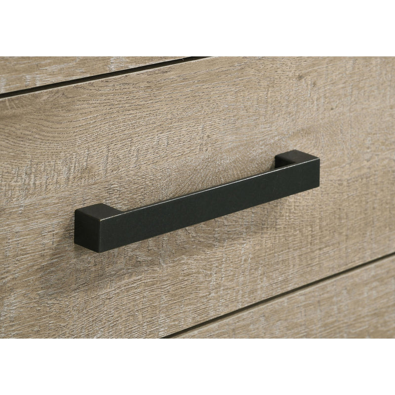  Coaster Furniture Oakglen 225105 5-drawer Chest - Weathered Oak IMAGE 10