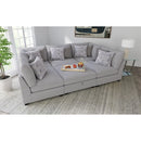  Coaster Furniture Cambria 551511-S6A 6 pc Upholstered Modular Sectional - Grey IMAGE 2