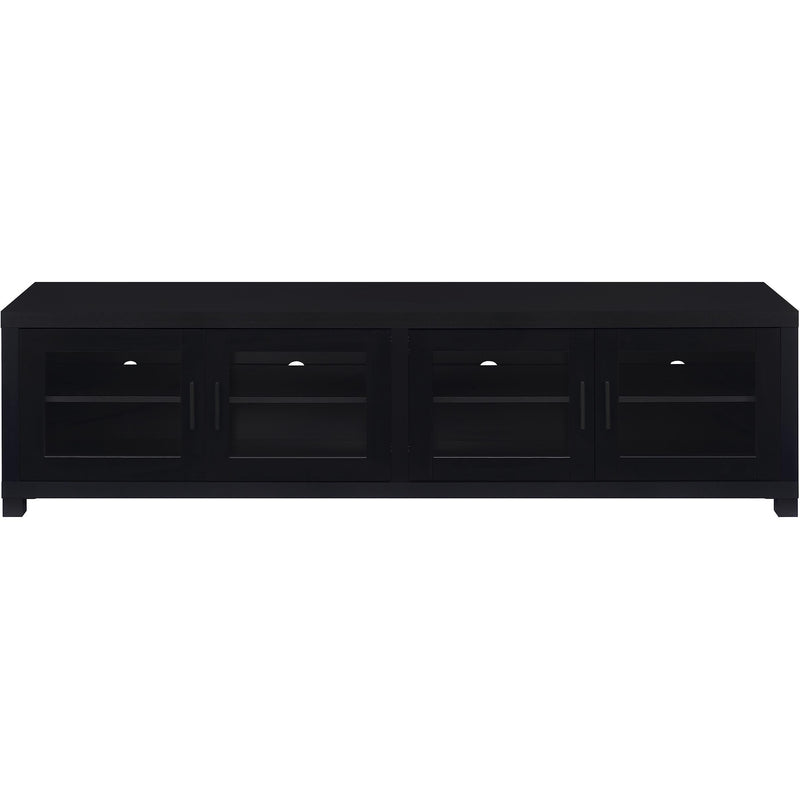  Coaster Furniture Jupiter 736303-SET 3-piece Entertainment Center 79-inch TV Stand - Black IMAGE 5
