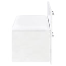  Coaster Furniture Flora 930218 2-drawer Vanity Set with LED Mirror - White High Gloss IMAGE 15