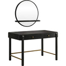  Coaster Furniture Arini 224337-SET 2-piece Makeup Vanity Table and Mirror Set - Black IMAGE 1