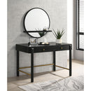 Coaster Furniture Arini 224337-SET 2-piece Makeup Vanity Table and Mirror Set - Black IMAGE 2