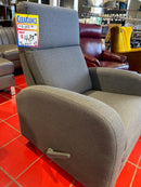 Gray Fabric Recliner