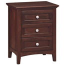 Whittier Wood McKenzie 1-Drawer Nightstand 1101AFCAF IMAGE 1