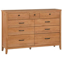 Whittier Wood Pacific 9-Drawer Dresser 1141AFGSP IMAGE 1