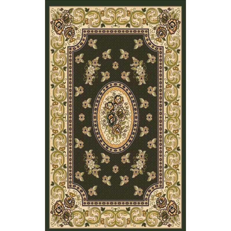 Persian Weavers Rugs Rectangle Kingdom D-124 (S-Green) 6'x9' IMAGE 1