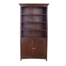 Whittier Wood Bookcases 5+ Shelves Center Wall Unit with Doors IMAGE 1