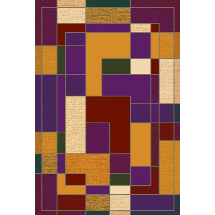 Persian Weavers Rugs Rectangle Extacy X560 Violet 6'x9' IMAGE 1