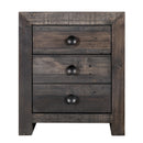 Moe's Home Collection Vintage 3-Drawer Nightstand BT-1009-37 IMAGE 1