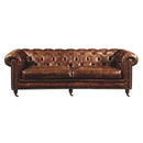 Moe's Home Collection Birmingham Stationary Leather Sofa PK-1007-20 IMAGE 1