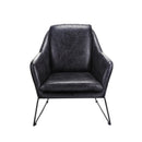 Moe's Home Collection Greer Club Stationary Leather Accent Chair PK-1056-02 IMAGE 1