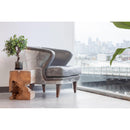 Moe's Home Collection Cambridge Club Stationary Leather Accent Chair PK-1062-29 IMAGE 4