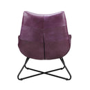 Moe's Home Collection Graduate Stationary Leather Accent Chair PK-1063-10 IMAGE 3