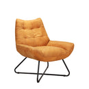 Moe's Home Collection Graduate Stationary Leather Accent Chair PK-1063-40 IMAGE 2