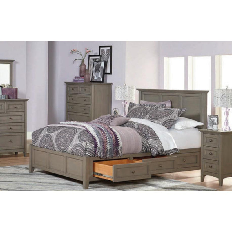 Whittier Wood McKenzie 3-Drawer Nightstand 1101FST IMAGE 3
