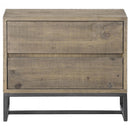 Moe's Home Collection Elena 2-Drawer Nightstand FR-1013-21 IMAGE 1