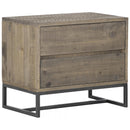 Moe's Home Collection Elena 2-Drawer Nightstand FR-1013-21 IMAGE 2