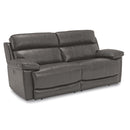 Palliser Finley Power Reclining Leather Sofa Finley 41134-5P Sofa Power Recliner - Slate IMAGE 2