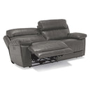 Palliser Finley Power Reclining Leather Sofa Finley 41134-5P Sofa Power Recliner - Slate IMAGE 5