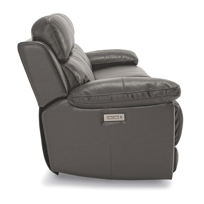 Palliser Finley Power Reclining Leather Sofa Finley 41134-5P Sofa Power Recliner - Slate IMAGE 6