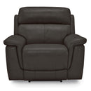 Palliser Granada Leather Recliner with Wall Recline Granada 41058-35 Wallhugger Recliner - Graphite IMAGE 1