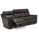 Palliser Granada Power Reclining Leather Sofa Granada 41058-61 Sofa Power Recliner - Graphite IMAGE 4
