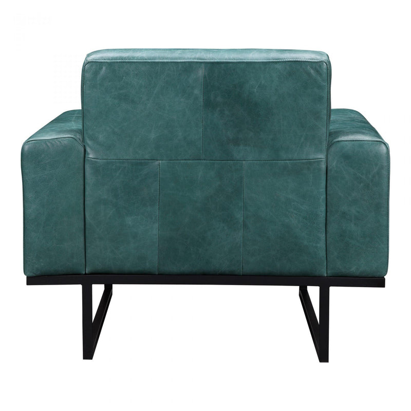Moe's Home Collection Brock Stationary Leather Chair QN-1015-36 IMAGE 4