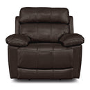 Palliser Finley Power Leather Recliner with Wall Recline Finley 41134-31 Wallhugger Power Recliner - Chocolate IMAGE 1